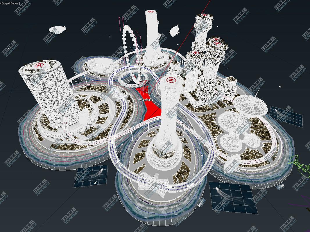 images/goods_img/20210319/3D City future and Urban traffic model/2.jpg